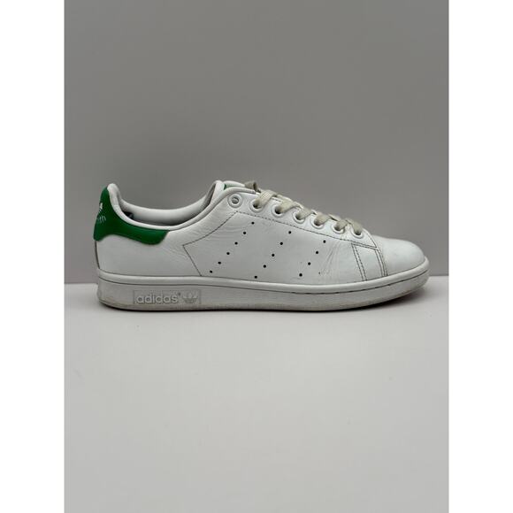 Size 6.5 - Adidas Originals Youth Stan Smith White Leather‎ Sneaker Shoe B24105 - Picture 1 of 9